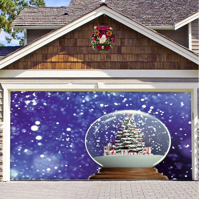 Crystal Ball garage door banner ornament