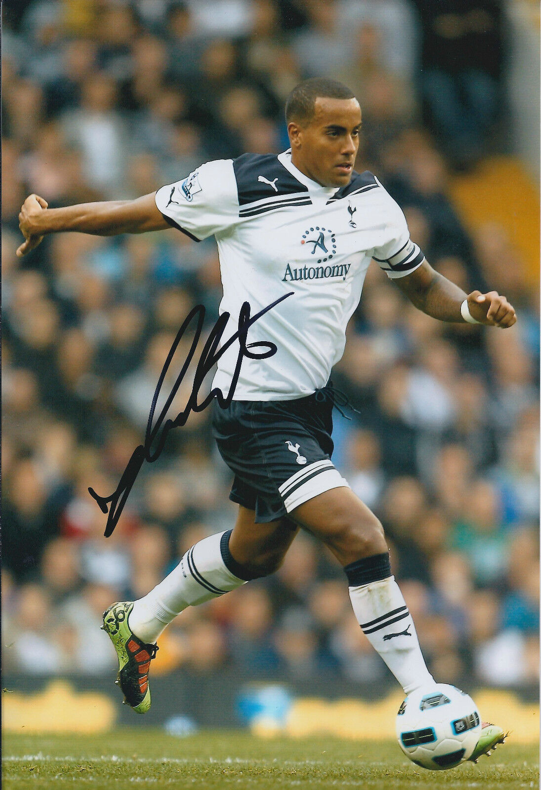 Tom HUDDLESTONE SIGNED Autograph 12x8 Photo Poster painting AFTAL COA SPURS Hull City