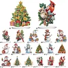 DIY Christmas Bird Santa Diamond Painting Ornaments