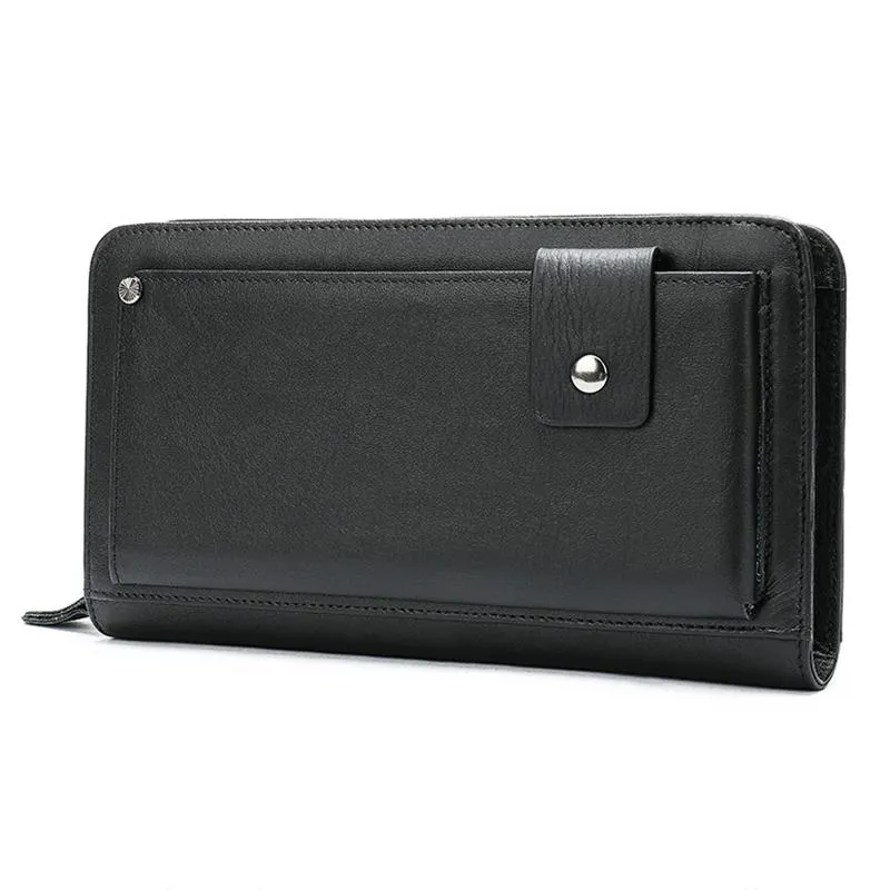 Muiltipurpose Leather Cards Holder Wallets With Pockets For Men