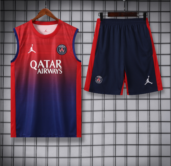 24/25 PSG Paris Saint Germain Vest Training Kit Football Shirt Thai Quality