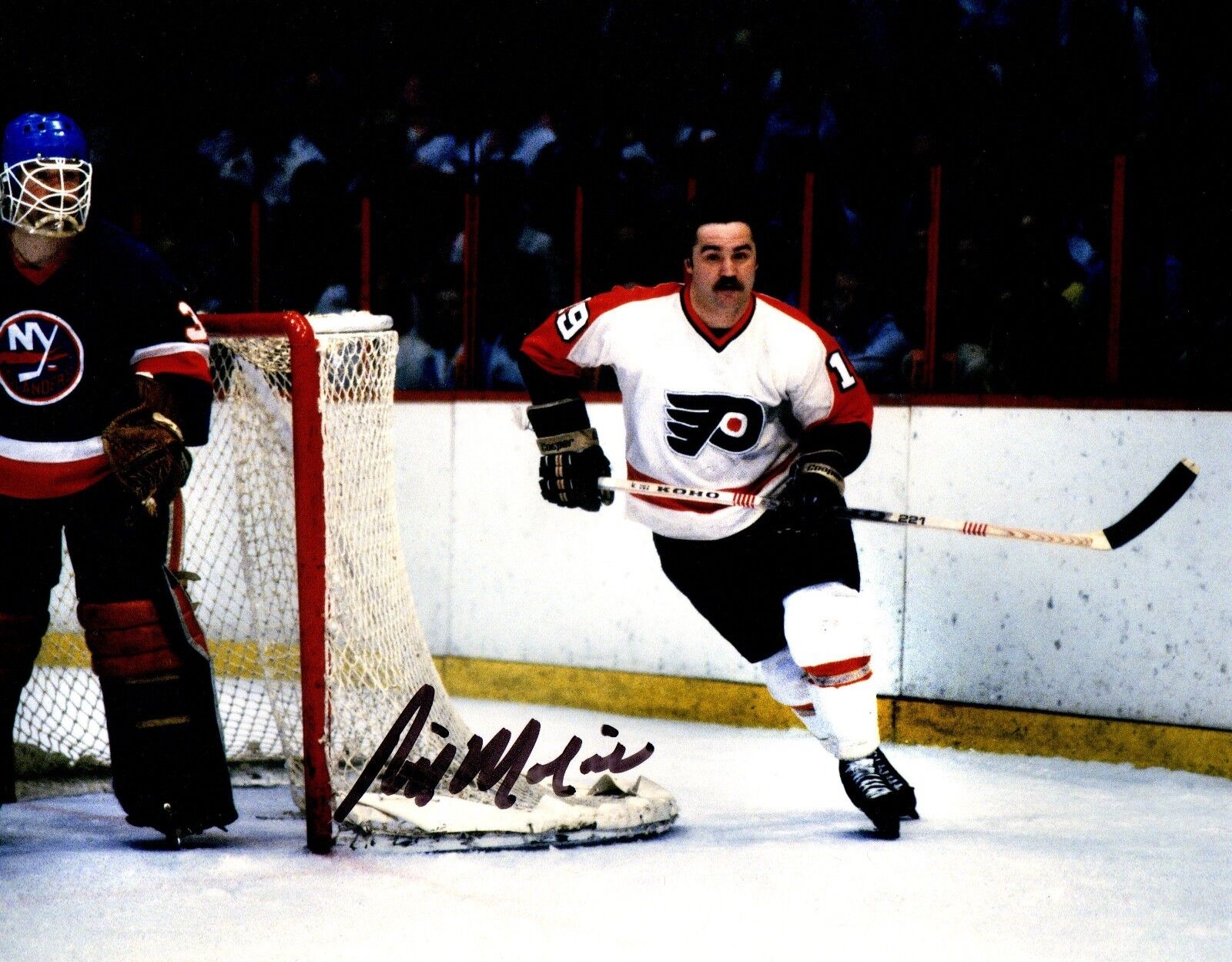 Rick Macleish autographed signed 8x10 Photo Poster painting NHL Philadelphia Flyers