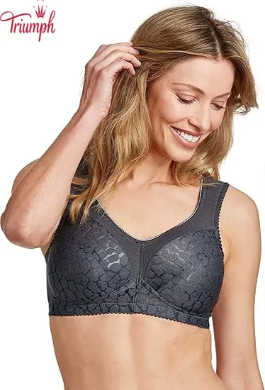 Triumph  - (3 pe&ccedil;as) Bra de cobertura total sem fio