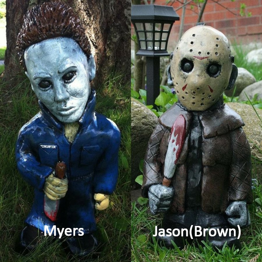 🔥Buy 3 Get 1 Free(Add 4 Pcs To Cart)🔥-Horror Movie Garden Gnomes Killer