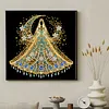 Diamond Painting-DIY Crystal Rhinestone Moon Shining Girl