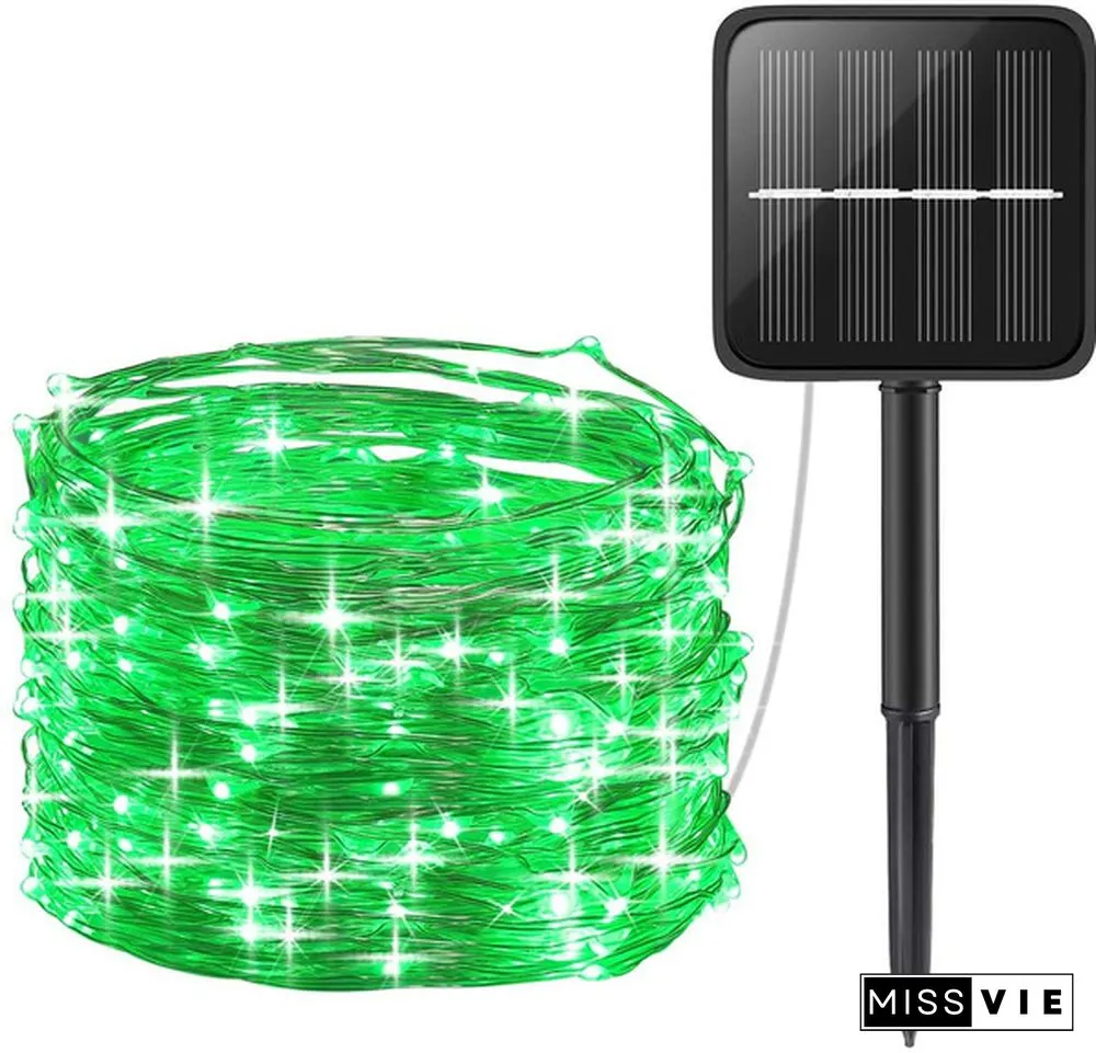 200 LED Solar Power Fairy Lights String Lamps Party Wedding Decor Garden Outdoor Christmas Lights Tree decoration