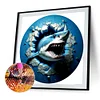 (30*30cm)Whales - Round Partial AB Drill Diamond Painting