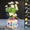 Wooden Vase Solid Mosaic Art Handmade Pasting Material Pack DIY Creative Decoration Kit