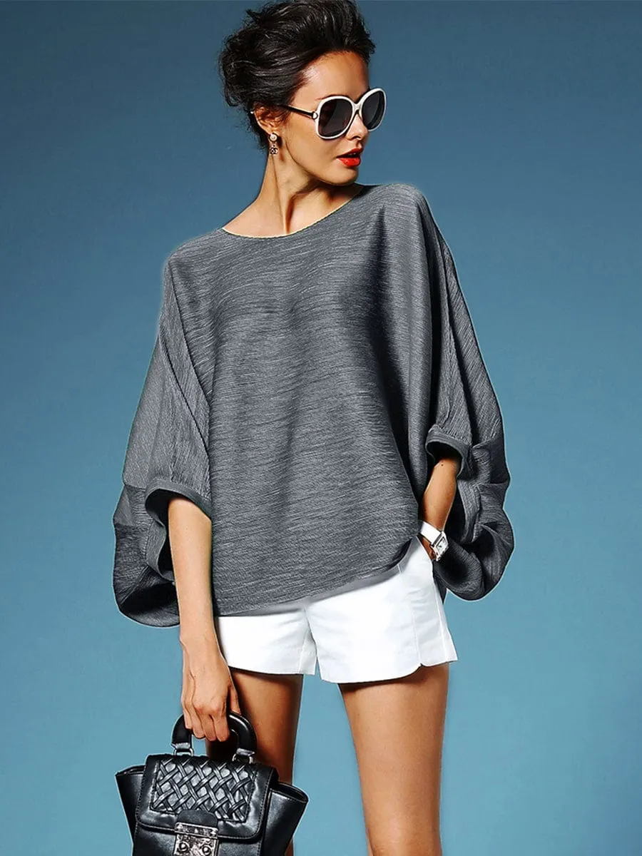 Women's Pleated Tunic Top