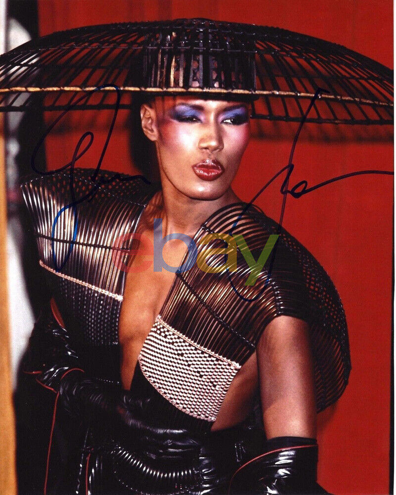 SINGER GRACE JONES Autographed 8x10 Photo Poster painting signed reprint