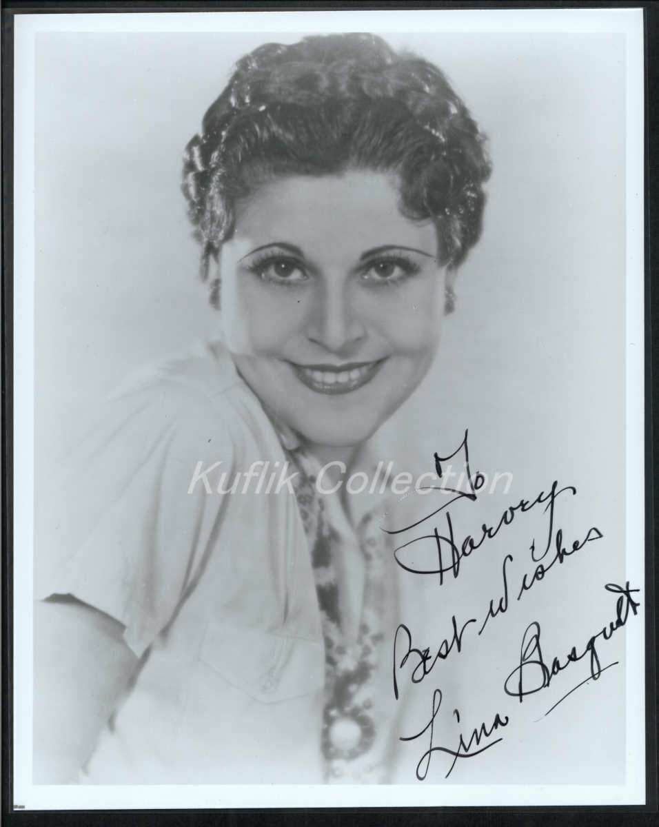 Lina Basquette - Signed Vintage Celebrity Autograph Photo Poster painting