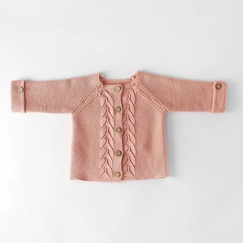 Autumn Winter Baby Girls Clothes Baby Knitted Romper Cotton Baby Girl Romper Cardigan Newborn Baby Clothes For Girls Jumpsuit