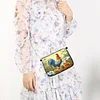 (US Local)Special Shape Rooster 5D DIY Diamond Painting Clutch Bag for Women Girls