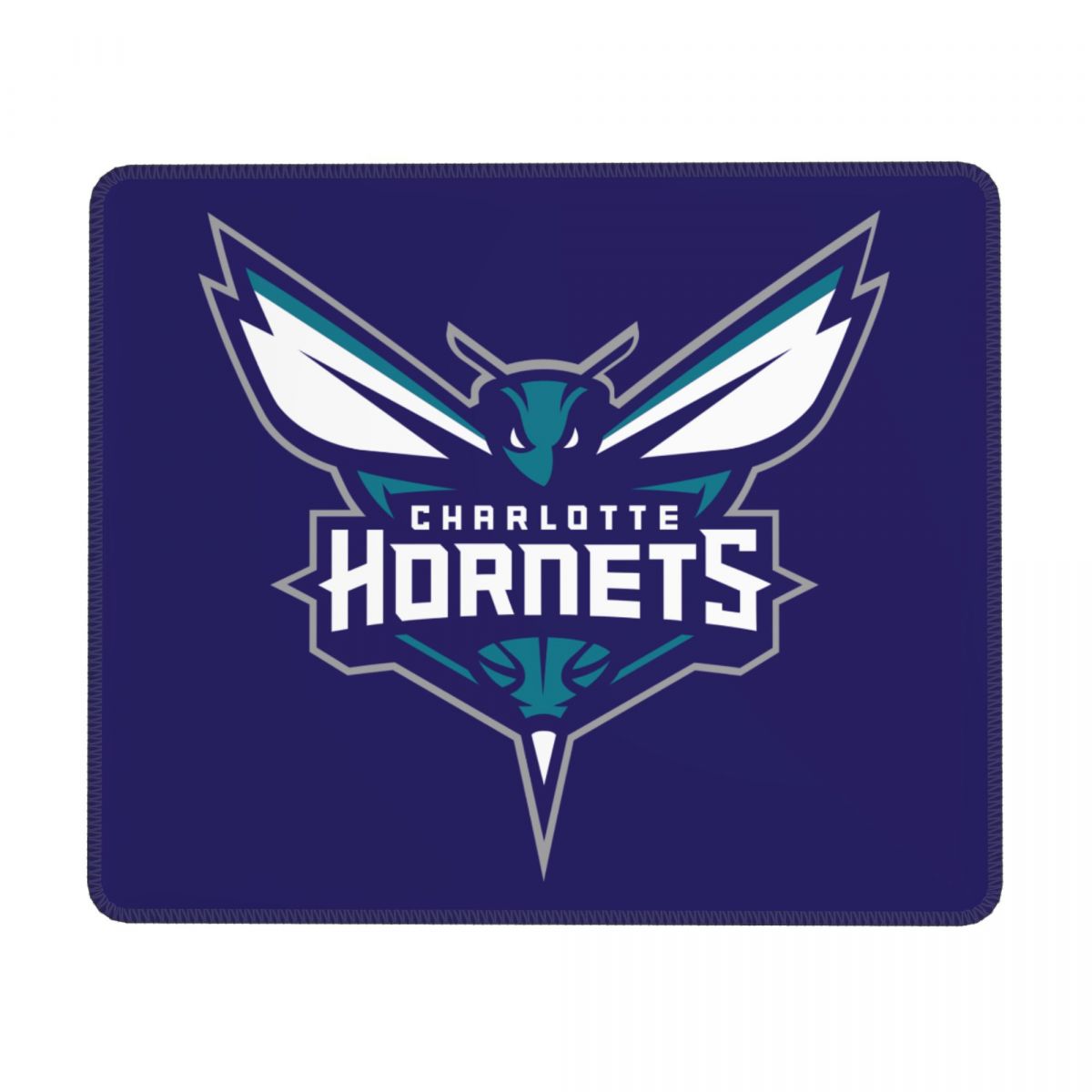 Charlotte Hornets Square Gaming Mouse Pad with Stitched Edge