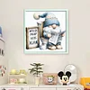 (Multi Style)Gnome-Full Embroidery 3 Strands 11CT Stamped Cross Stitch-45*45CM