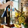 2pcs Dragonfly Diamond Painting Double-sided Crystal Window Suncatcher Craft Set Birthday Gifts Home Garden Decor Hanging Kit