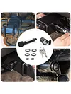 Hitch Receiver Pin Lock 5/8 Inch Pin Anti-Rattle O-Rings for Tow Truck Boat Bike