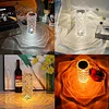 Crystal Diamond Desk Lamp RGB Touch Dimmable Night Light
