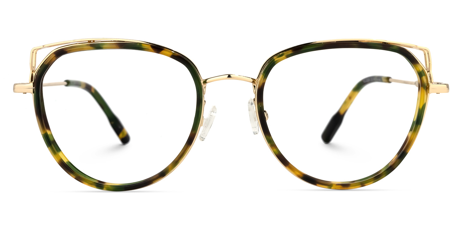 Baird Gelb-Schwarz Cateye Brille Gelb-Schwarz