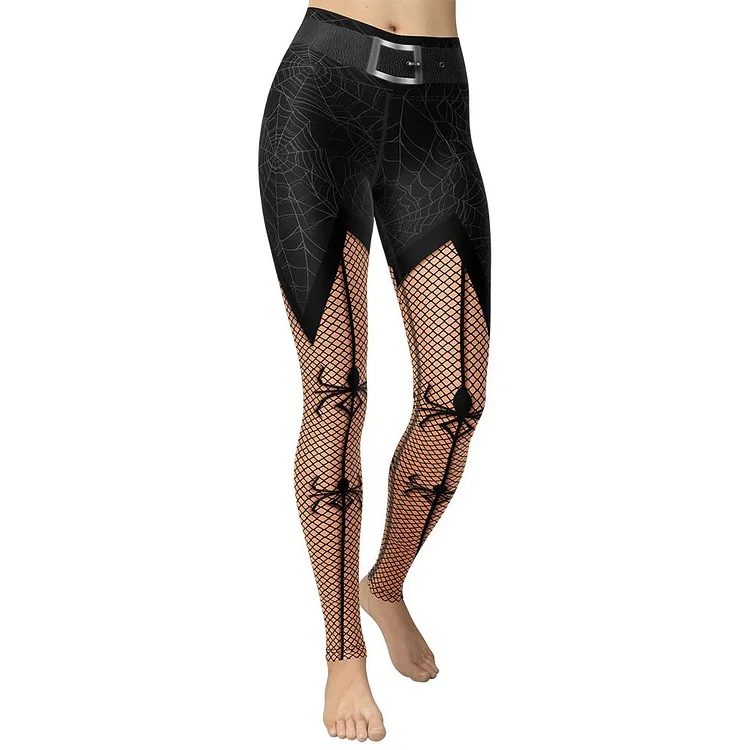 Naughty Halloween High-Waisted  Leggings-1013