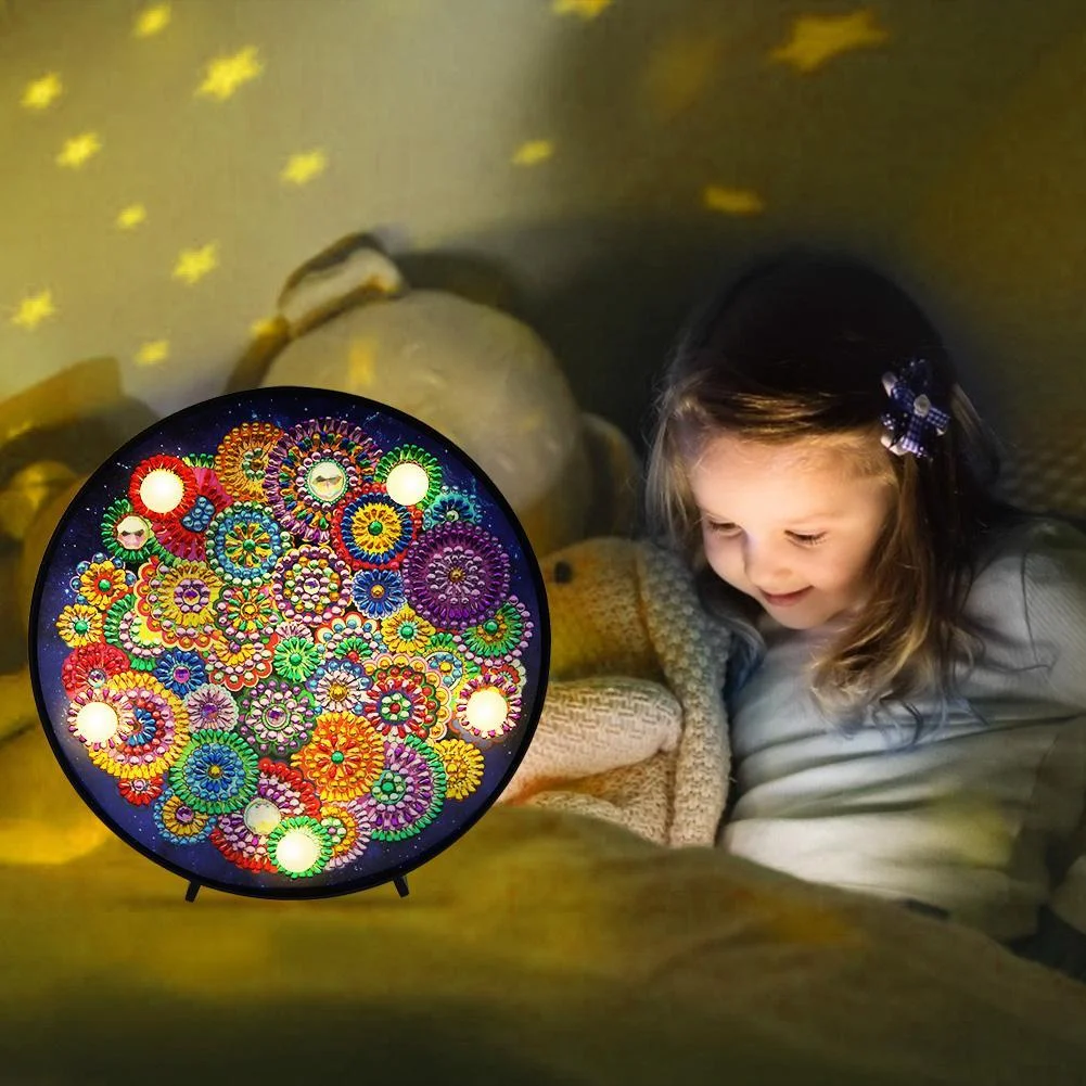 DIY LED - Diamond Painting - Night Light Table Decor