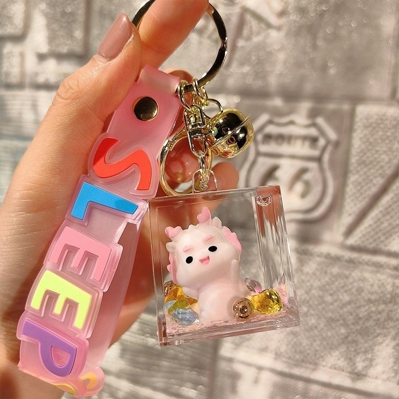 Cute Dinosaur Arylic Women’s Keychain