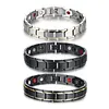 Magnetic Therapy Healing Bracelets - Black, Silver, Gold