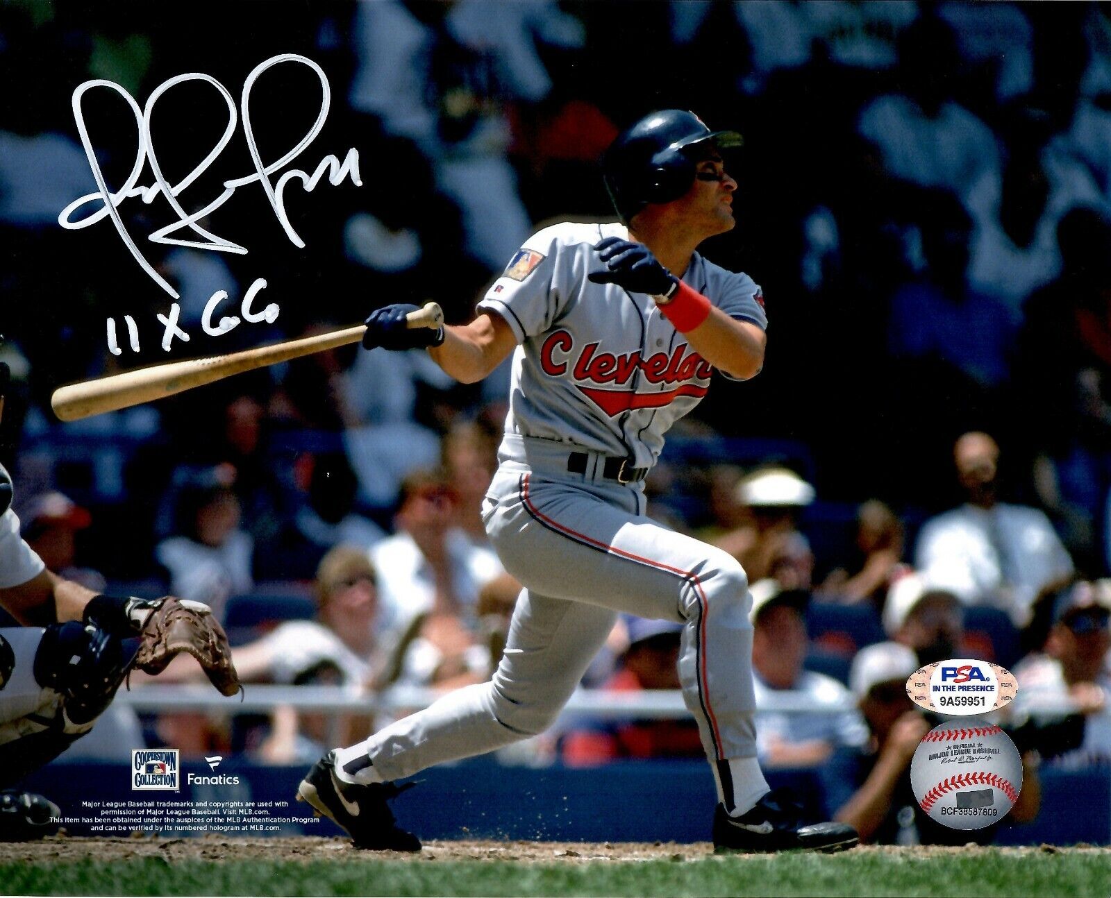 Omar Vizquel autographed signed inscribed 8x10 Photo Poster painting Cleveland Indians PSA COA