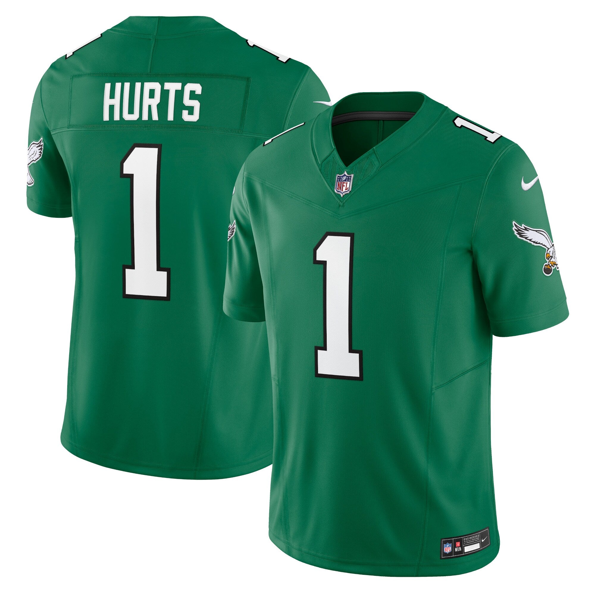 Jalen Hurts Philadelphia Eagles Nike Vapor F.U.S.E. Limited Jersey - Kelly Green mysite
