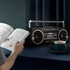 Old retro tape radio portable radio cassette player stereo multifunctional recorder