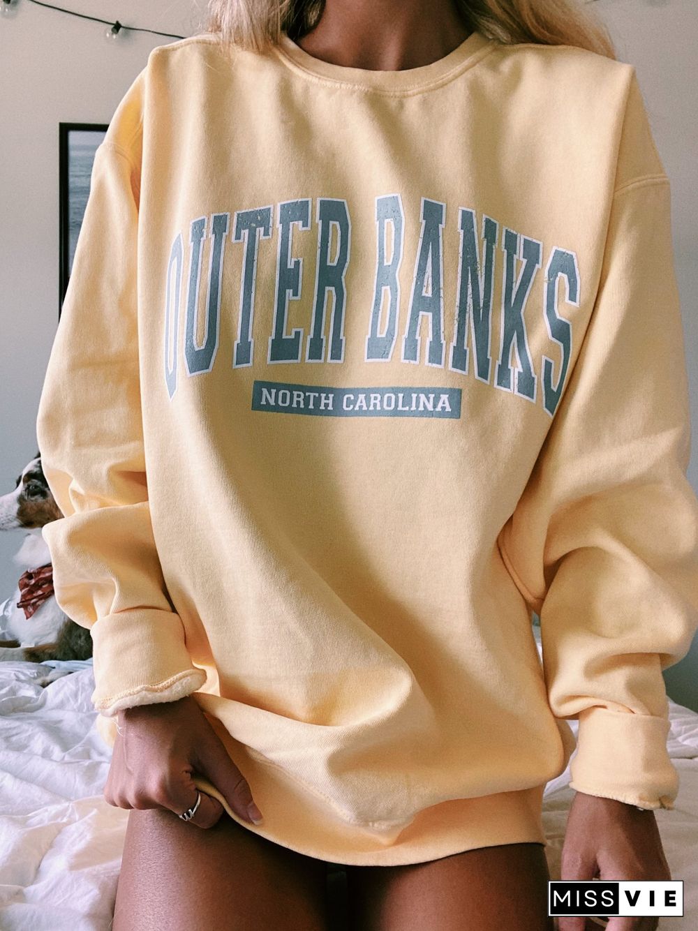 Vintage Basic Long Sleeve Sweatshirt