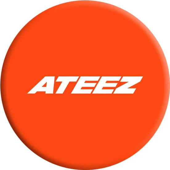 Ateez Golden Hour Part. 3 Photo Badge Mirror Keychain officialateezshop