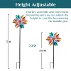 Colorful Dahlia Wind Spinner