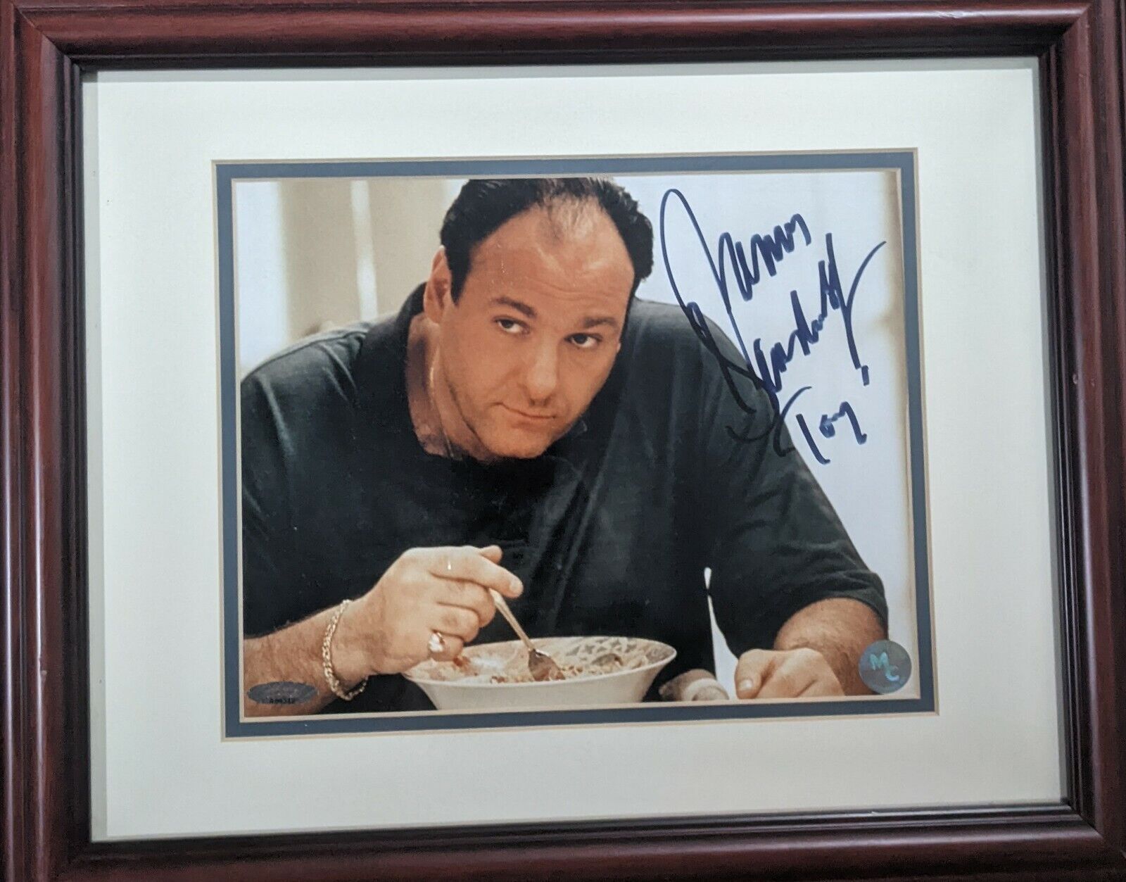 James Gandolfini Signed Autograph 8x10 COA