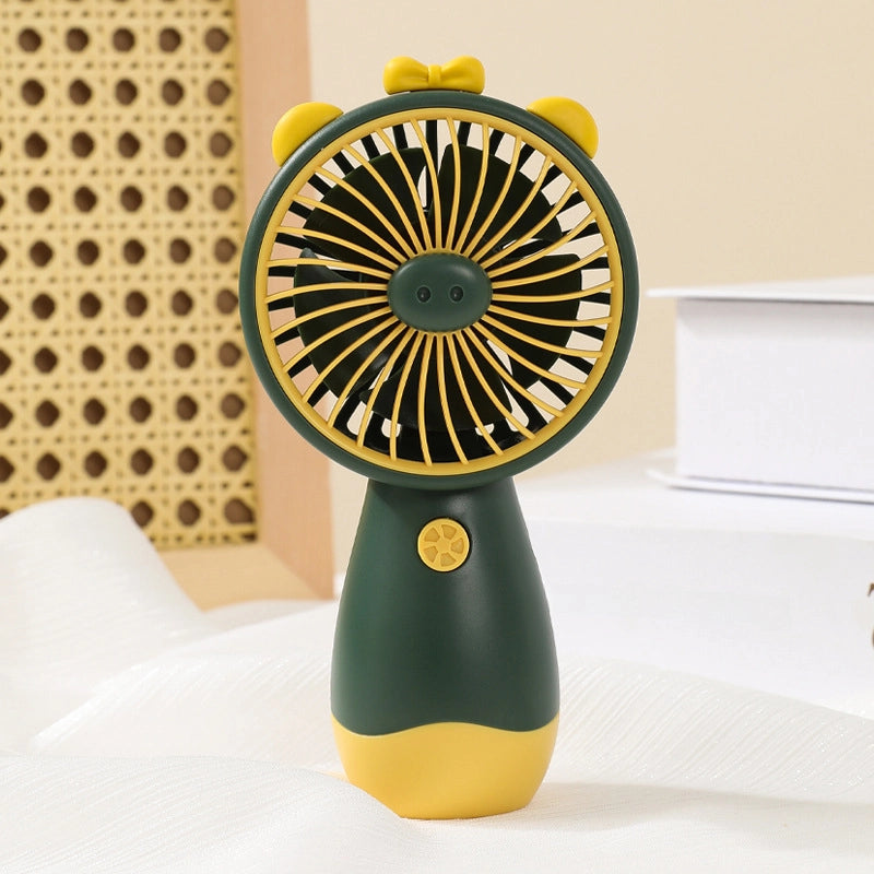New Flower Mini Hand-held Small Fan Summer Fresh Portable Portable Portable Fan Usb Storage Electric Fan