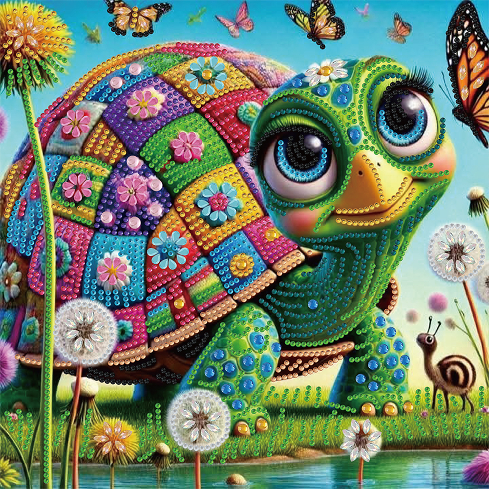 Turtle 30*30cm(canvas) special shaped drill diamond painting