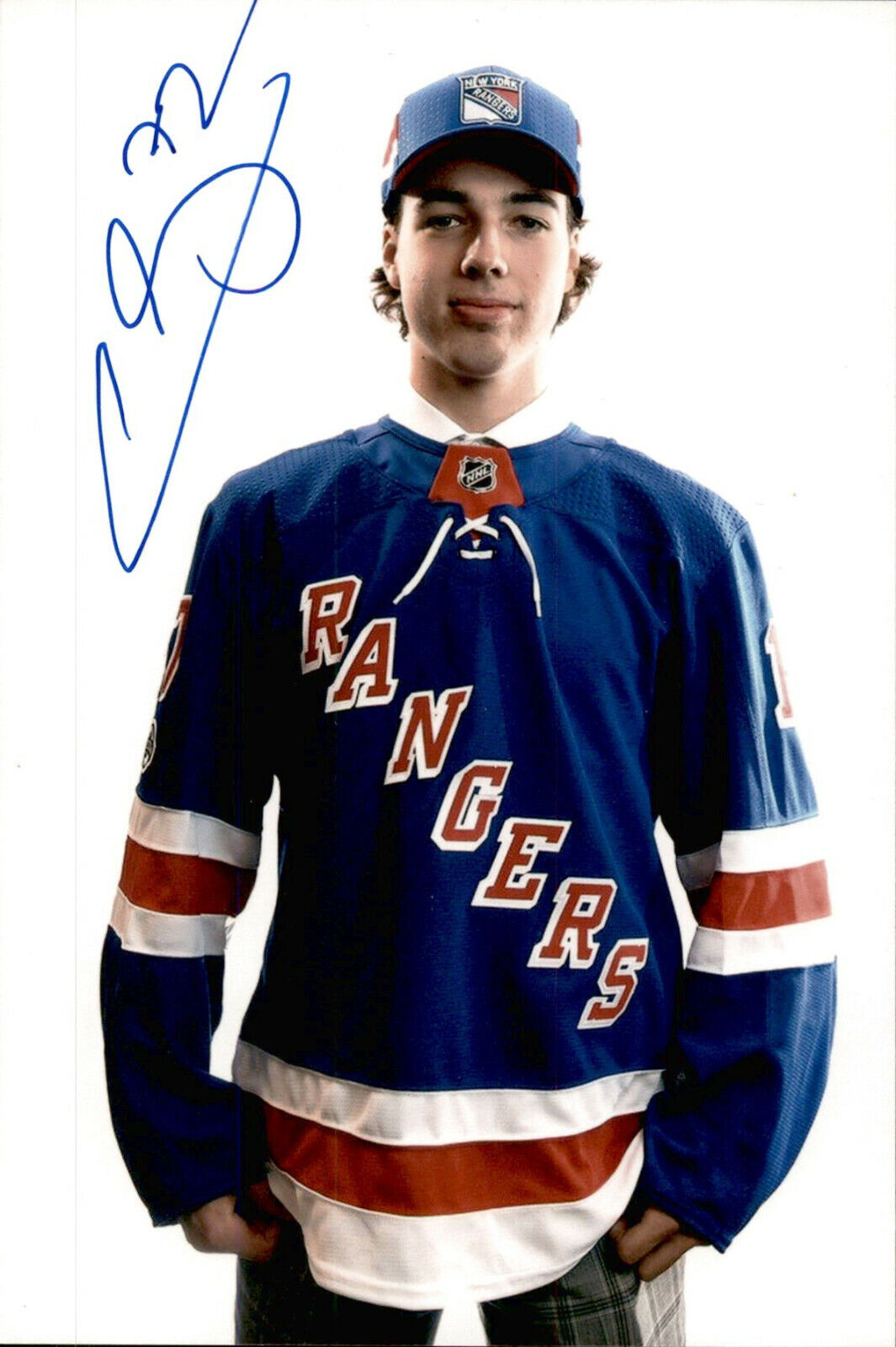 Filip Chytil SIGNED 4x6 Photo Poster painting NEW YORK RANGERS