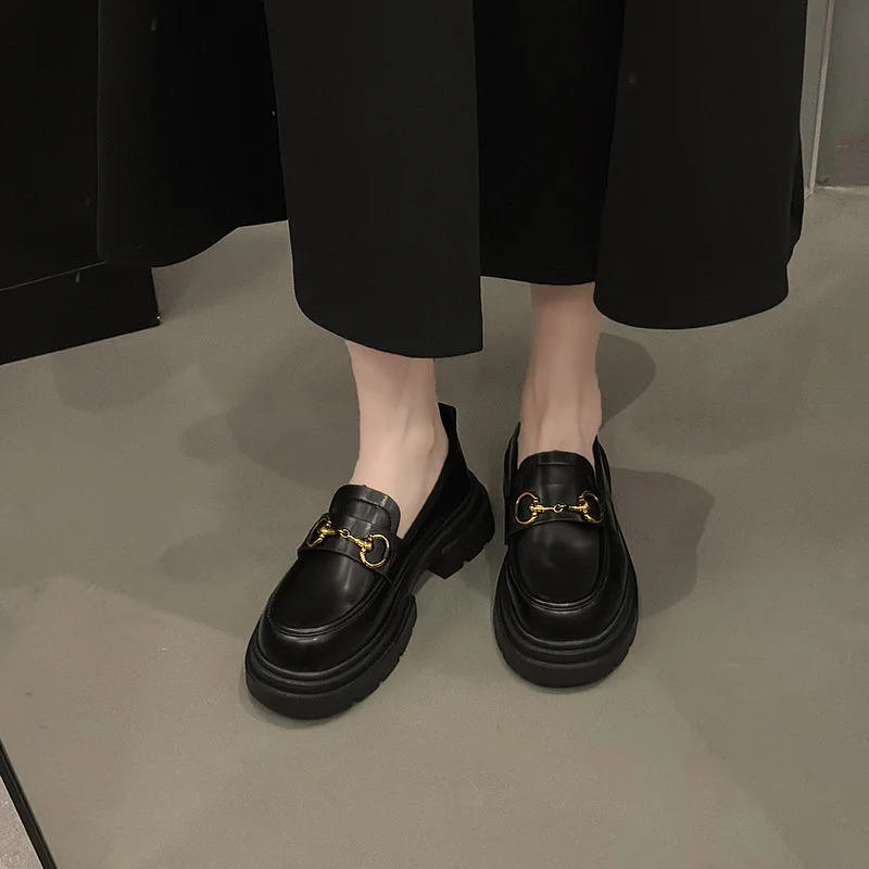 Yyvonne Lefy Shoes New Spring And Autumn Senior Women's Shoes Jk Mary Jane Single Shoe College British Wind Small Leather Shoes