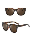  Oliver Peoples Georgica Round-Frame Acetate Sunglasses