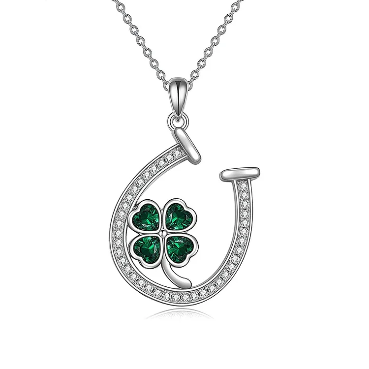 For Friend - S925 You are Like A Four-leaf Clover Hard to Find and Lucky to Have Silver Pendant Necklace