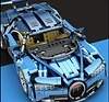 1:14 Bugatti Remote Control Sports Car Building Blocks Cyberpunk Assembly Model