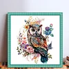 >SALE<Full Embroidery Eco-cotton Thread 11CT Printed Flower Owl Cross Stitch(ACC-947)
