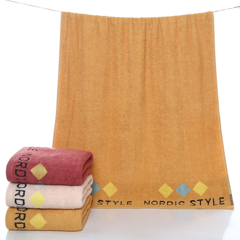 Cotton Bath Towel Household Soft Thickened Cotton Towel Quilt 70*140 Gift Gift Box Export Factory