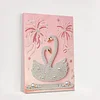 (30x40cm)DIY Pearl Painting Framed Swan Handmade Pearl Material Art Kit Living Room Decor