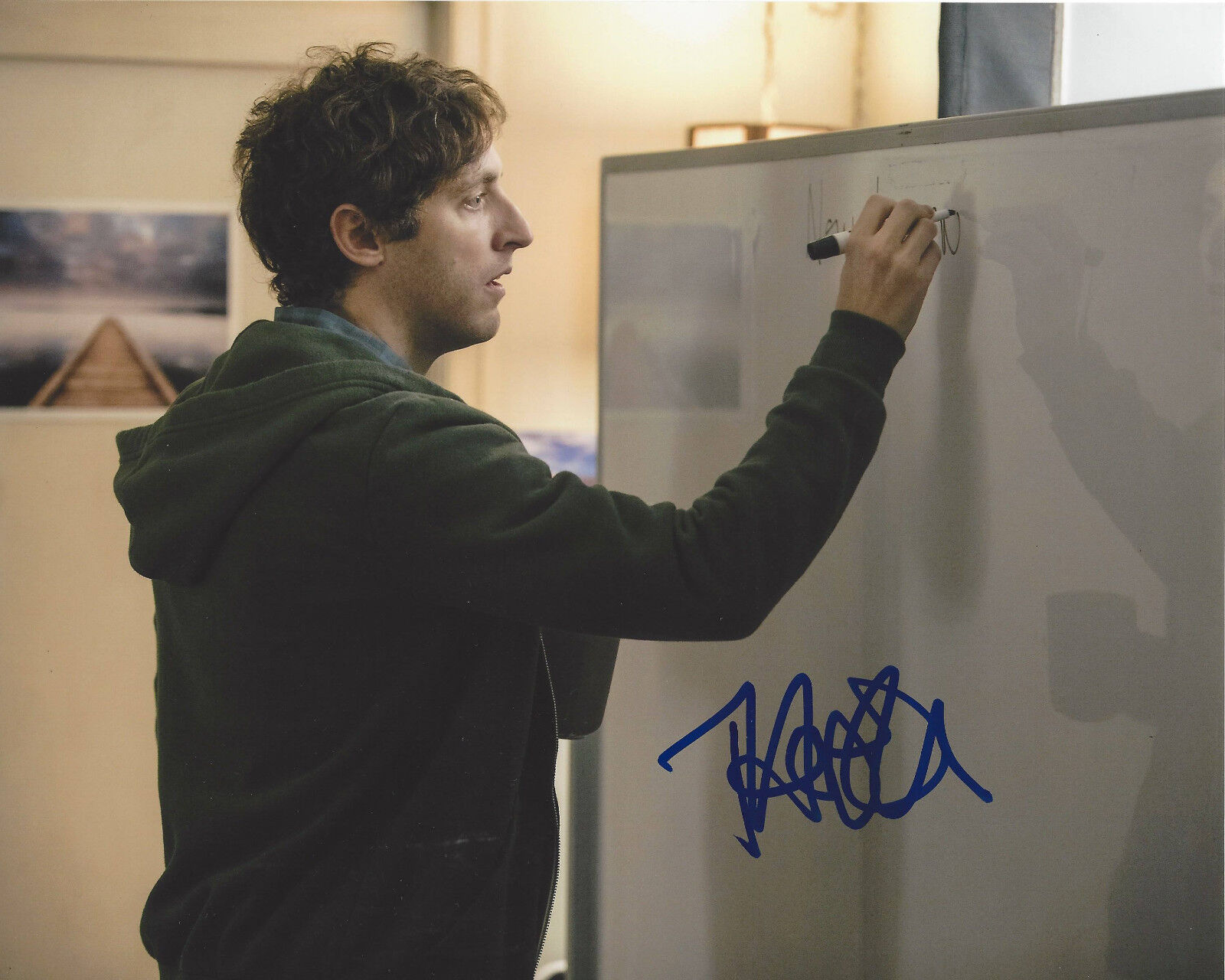 THOMAS MIDDLEDITCH SIGNED AUTHENTIC 'SILICON VALLEY' 8X10 Photo Poster painting w/COA ACTOR