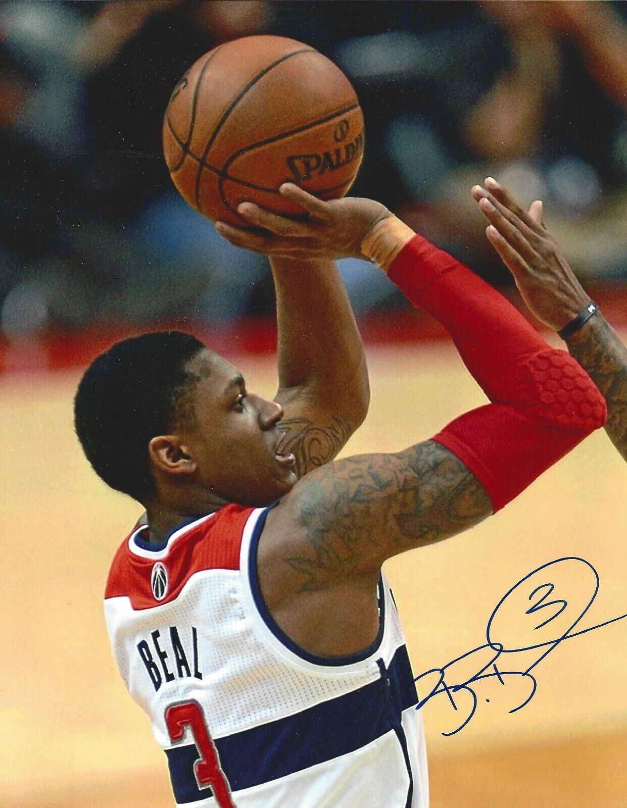 Bradley Beal Autographed 8x10 Washington Wizards Shipping A739