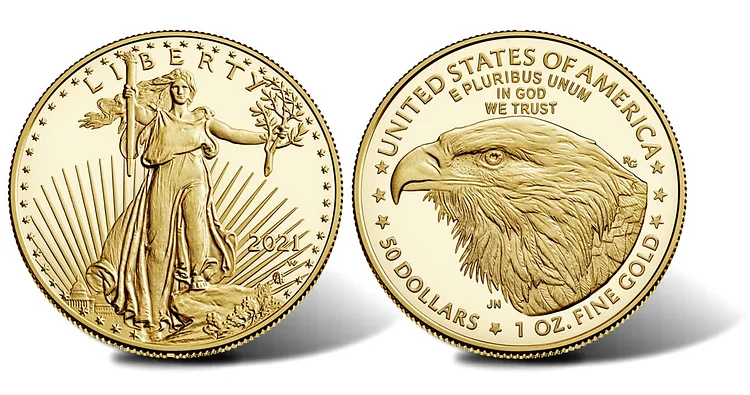 1/10 Ounce Gold American Eagle $5 Brilliant Uncirculated - Random Date