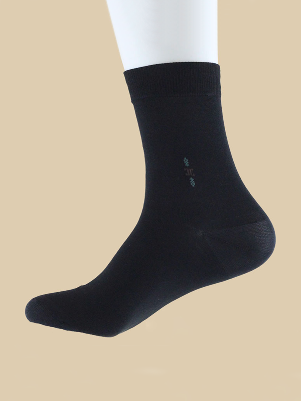 Men's Silk Socks Breathable Knitted Style