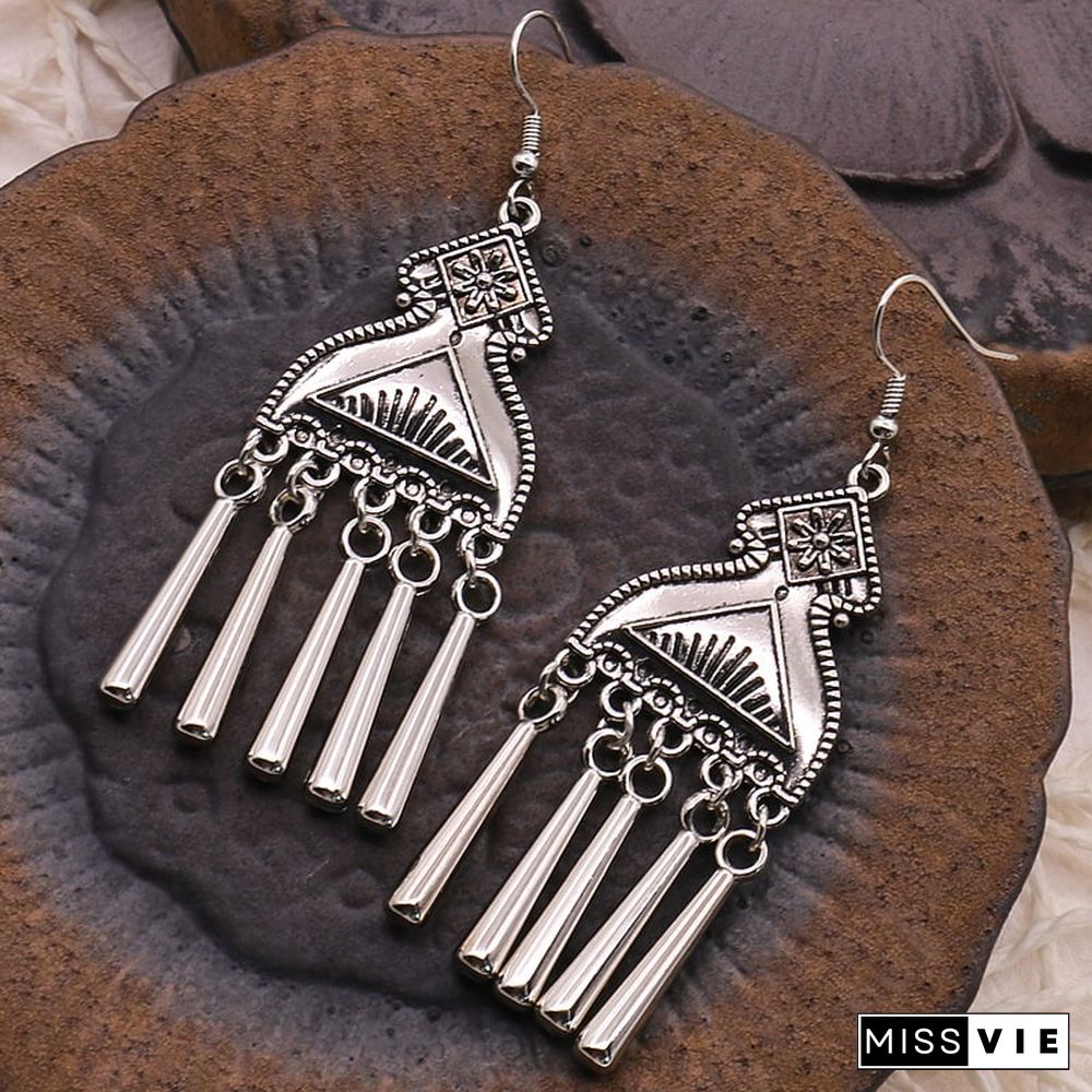 Vintage Bohemian Alloy Earrings