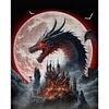 (Multi-Style) Dragon-11CT Stamped Cross Stitch 40*50cm/40*60cm(Big Size)